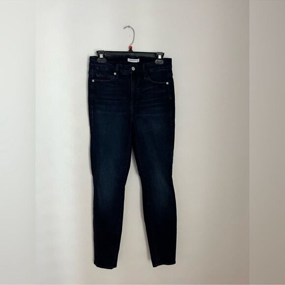 GOOD AMERICAN High Waisted Good Legs Crop Skinny Jeans 4/27 - Picture 7 of 8